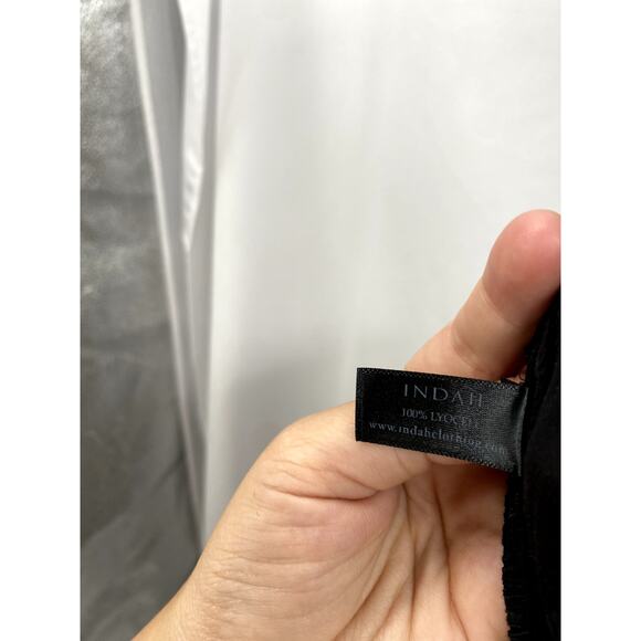 Indah Innocence Cutaway Maxi Dress Black - Picture 6 of 7